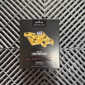IN HAND 2024 SDCC HALLMARK SEGA Genesis Gold Console Keepsake Ornament - Picture 1 of 2