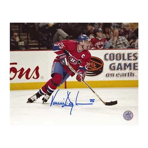 Vincent Damphousse Autographed Montreal Canadiens Game Action 8x10 Photo - Picture 1 of 1
