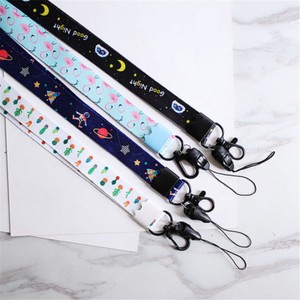 long cactus flamingo mobile phone card neck hangings lanyards straps ropeS5