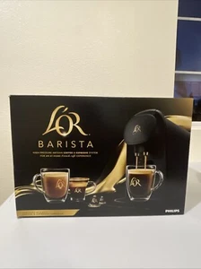 L'OR Barista System Coffee and Espresso Machine Combo with Frother, Matte Black - Picture 1 of 5