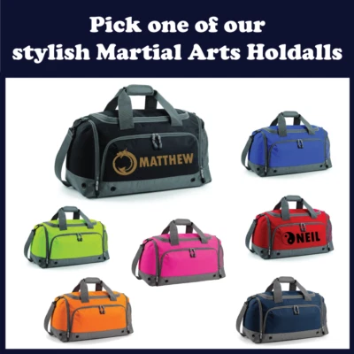 Personalised Karate Holdall Bag Kids Martial Arts Boys Girls Uniform Children's - Image 1 of 4