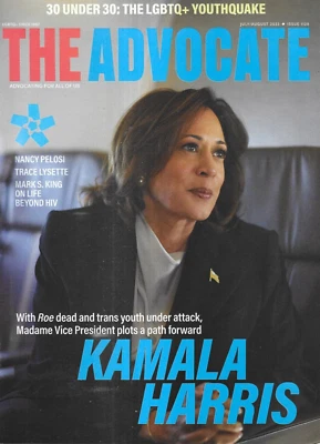Advocate Gay Magazine Kamala Harris Nancy Pelosi 30 Under 30 Trace Lysette 2023 Foto 1 de 4