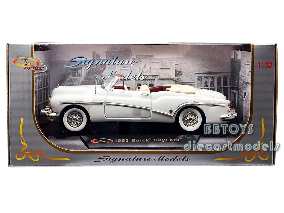 1953 Buick Skylark White 1/32 Diecast Model Car by Signature Models 	 32321 - Image 1 of 1