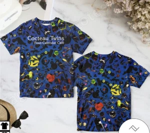 Cocteau Twins Four-calendar Café Album Cover 3D T-Shirt - Picture 1 of 3