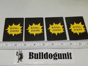 The Honeymooners Board Game Replacement All 4 Bang Zoom Cards Only - Picture 1 of 2