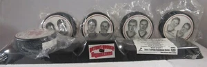 1997 DETROIT RED WINGS SUPERSTARS HOCKEY 5 PUCK SET YZERMAN, LIDSTROM++++ - Picture 1 of 2