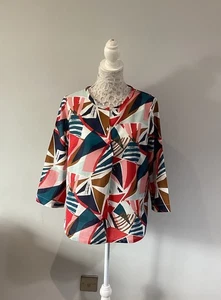 Seasalt Cornwall Watercolour Sketch Top. Multicoloured. Size 12. BNWT RRP £49.95 - Picture 1 of 4