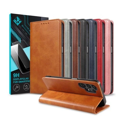 LBH TEC-EXPERT Handy Hülle für Samsung Galaxy A13 / A13 5G Handyhülle Case Klapphülle Magneten