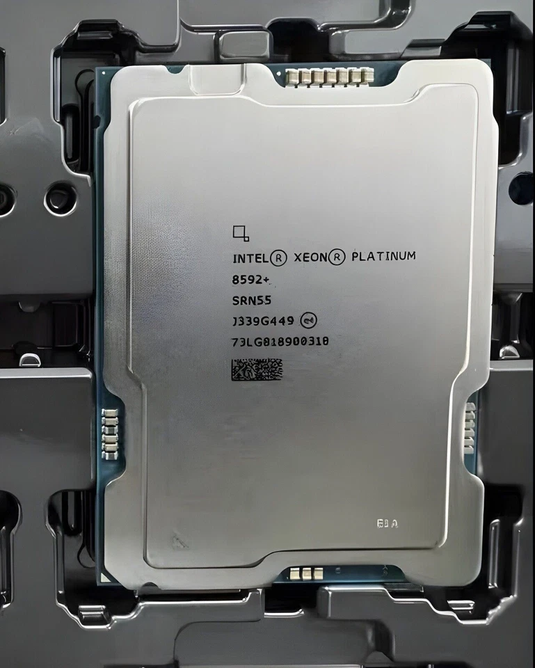 Intel Xeon Platinum 8592+ QS CPU 1.9GHz 64C/128T LGA4677 320MB Cache Processors - Image 1 of 2