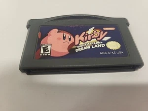 Kirby Nightmare in Dream Land GBA Nintendo Gameboy Advance carrello gioco SOLO TESTATO - Foto 1 di 3