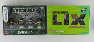 2 New Little People NFL Eagles Super Bowl Champions Kelly Green Sets Sealed - Picture 1 of 15