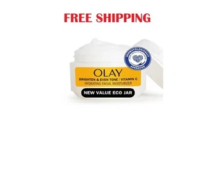 2 NEW Olay Bright & Even TONE Vitamin C with HYDRATING Face Moisturizer 2.0 OZ - Picture 1 of 1