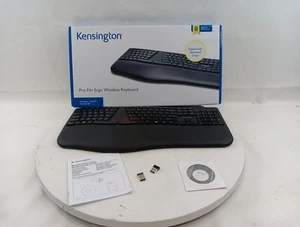 Kensington Pro Fit Ergonomic Wireless Keyboard + USB Receiver Org. Box K75407US - Picture 1 of 18