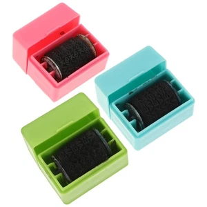 3pcs Professional Mini Roller Stamp Self Inking Stamp Privacy Protection Messy - Picture 1 of 12
