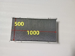 Aluminum Radiator Core size ,  you can custmize sizes 500*1000*68mm - Picture 1 of 2