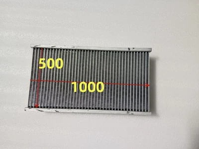 Aluminum Radiator Core size ,  you can custmize sizes 500*1000*68mm - Image 1 of 2