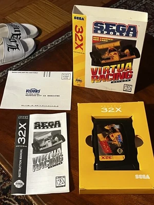 Sega 32X Games Virtua Racing Deluxe (1994) With Manual CIB & Reg Card Complete - Image 1 of 4