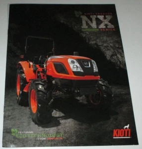 *Kioti NX Series Tractor Sales Brochure NX4510 NX5010 NX5510 NX6010 C/H/CH 10/13 - Picture 1 of 4