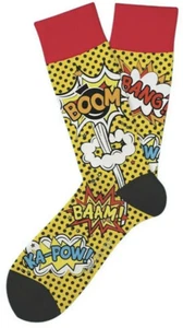   COMIC CON Two Left Feet Sock Co     Unisex Designer Socks  Big Feet - Picture 1 of 5