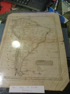 Antique Map 1821 Map of South America  - Picture 1 of 8