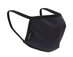 Navy & Red Pin Dot Face Covering - Picture 1 of 1