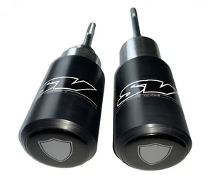 SUZUKI SV 650 2003-2014 - CRASH PADS PROTECTORS BOBBINS CRASH PADS - Picture 1 of 8