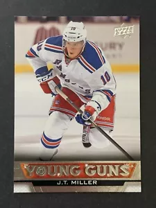 2013-14 Upper Deck Young Guns JT Miller Rookie RC #205 Rangers Canucks - Picture 1 of 3