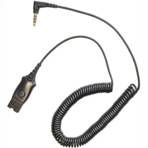 POLY Plantronics MO300 10FT 3,5mm do QD zwinięty kabel do iPhone'a i telefonów z Androidem - Zdjęcie 1 z 2