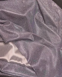 Stretch Glimmer/Glitter Fabric 58" Wide - 2 Way Stretch Sold Per Yard - Picture 1 of 23