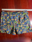 Vintage Tucan Dance Swim Trunks Large Made In Usa 90S