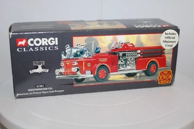 Corgi Classics 1998 #51501 American La France Open Cab Pumper "Westminster F.D." - Image 1 of 4
