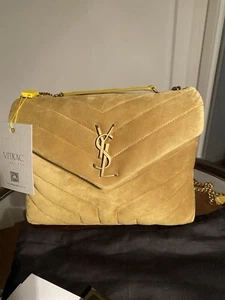 Saint Laurent Tasche, Loulou Small, nagelneu, senffarben - Bild 1 von 11