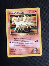 Pokémon TCG Blaine's Ponyta Gym Heroes 63/132 Regular Unlimited Common PLAYED