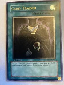Yugioh! Card Trader STON-EN046 Ultimate Rare 1st Edition NM/M - Picture 1 of 8