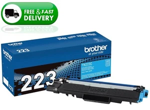 Brother TN223C Cyan Toner Cartridge TN-223C Genuine OEM - FREE SHIPPING - Picture 1 of 5