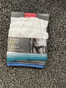 BRANDNEU PREMIUM GOOD MOVE SLIPS BAUMWOLLE SLIPS 2XL GRÖSSE - Bild 1 von 11