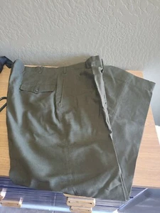 USMC Servicio Alistado Alfa Vestido Uniforme Pantalones Pantalones Talla 32L - Imagen 1 de 5