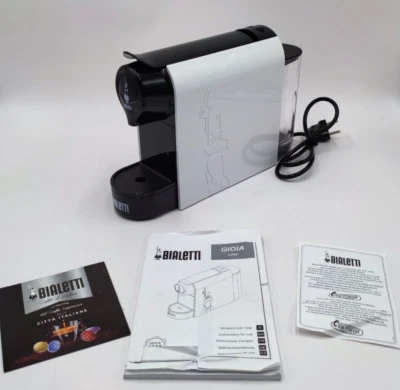Kapselmaschine Bialetti Gioia Espressomaschine Kapselkaffeemaschine CF90 Weiß - Bild 1 von 4