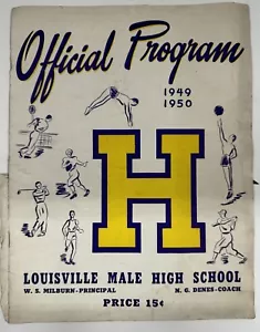 Vtg 1948 Male High School vs Russell High Football Program Louisville Kentucky - Picture 1 of 11