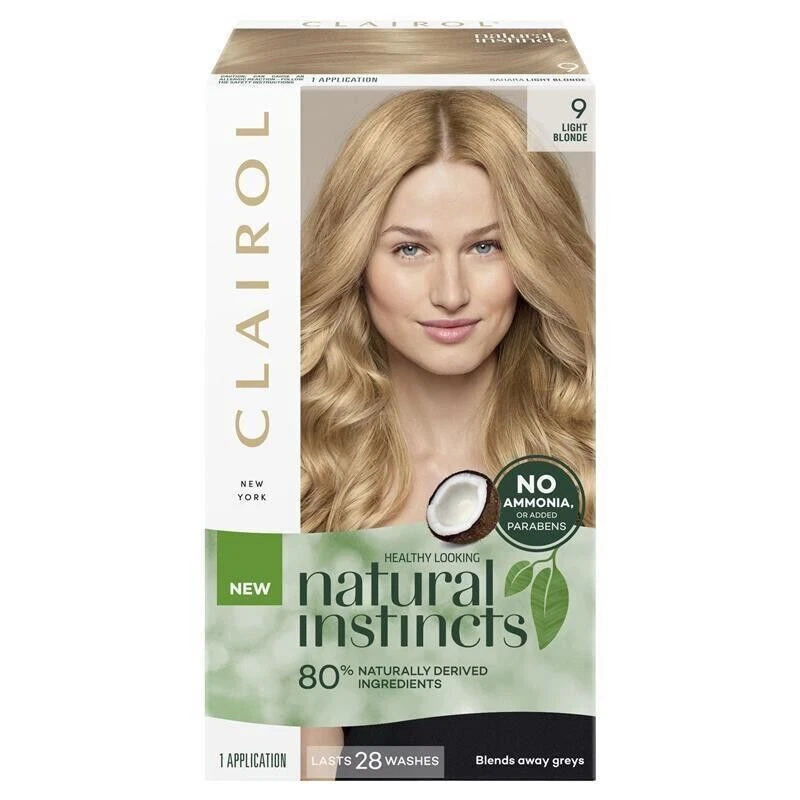 Natural Instincts 9 Sahara, Light Blonde Hair Color Dye No Ammonia Vegan Glossy - Image 1 of 1