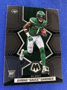 2022 #289 Ahmad "Sauce" Gardner Panini Mosaic Football NFL Debut RC - Imagen 1 de 2