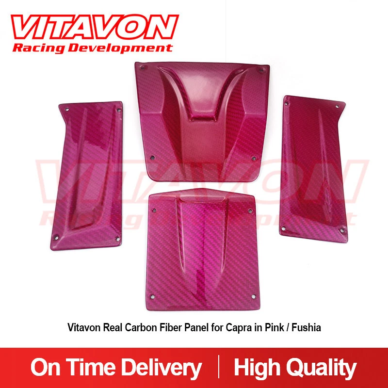 Vitavon Real Carbon Fiber Panel for Capra in Pink / Fushia - Image 1 of 3