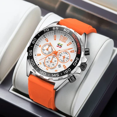 Luxury Brand Sports Wrist Watch Chronograph Quartz-DTSPORTS - Image 1 of 4