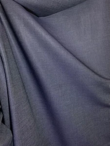 Denim Blue Lightweight 100% Rayon Tencel Chambray Fabric - Picture 1 of 5