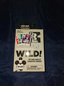 Funko Pop! Juego de cartas Something Wild Mickey Steamboat Willie Silver caja abierta nuevo - Imagen 1 de 7