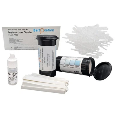 BARTOVATION SCC Cow’s Milk Test Kit for Subclinical Mastitis Screening (Vial of 50 Strips)
