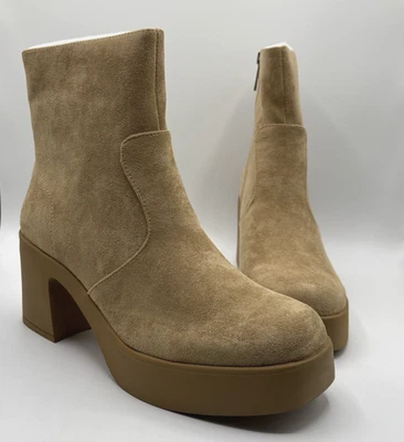 ANNE KLEIN Sierra Ankle Boot Women's Size 9 M Camel Platform Chunky Bootie NIB - Image 1 of 4