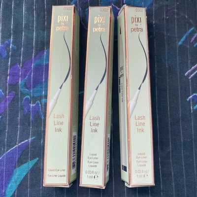 LOT OF 3 - Pixi Lash Line Ink BLACK SILK *READ* - Image 1 of 4