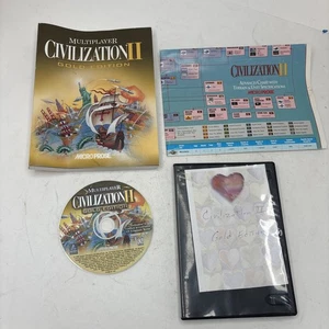 Sid Meier's Civilization II 2 (PC, 1996) Game Map vtg original - Picture 1 of 5