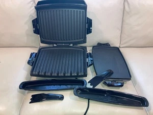 George Foreman Fettreduzierende Grillpresse GFK101 abnehmbare Platte 6 Portionen - Bild 1 von 13